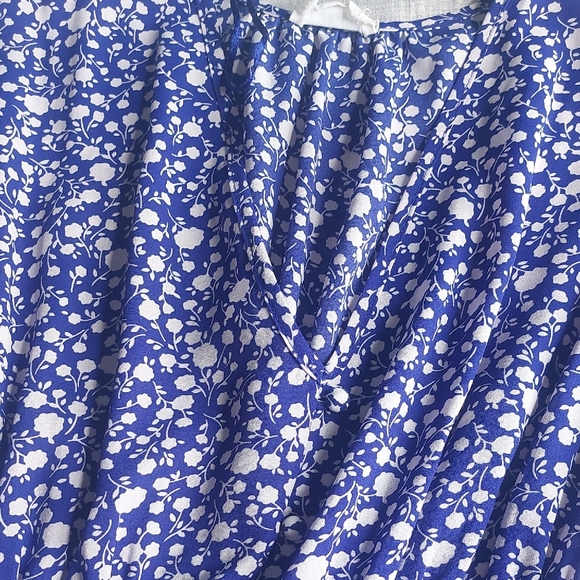 Sienna Sky Blue Floral Mini Dress Size XS - Picture 2 of 4